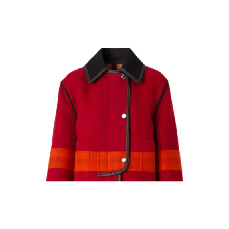 Burberry Jackets Women's Bright Red-4