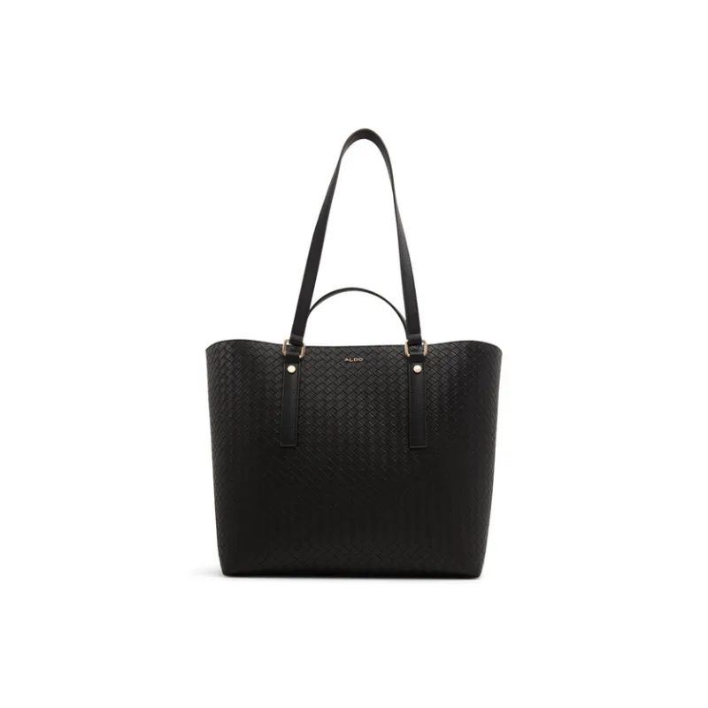 ALDO Artificial Leather Tote Bag, Shoulder Bag Tubas Women's Black/Mixed Color-0