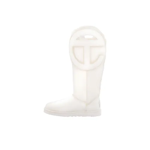 UGG X Telfar Logo Tall Crinkle White
