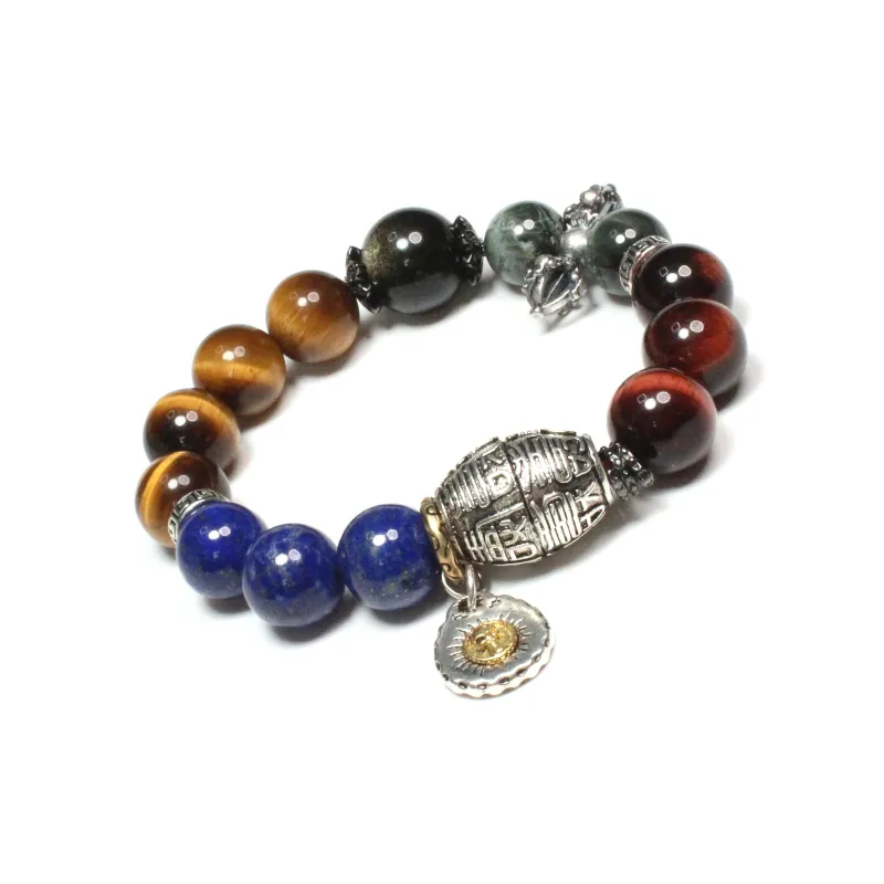 CUIJING Tiger's Eye Stone Bracelets Men's-2