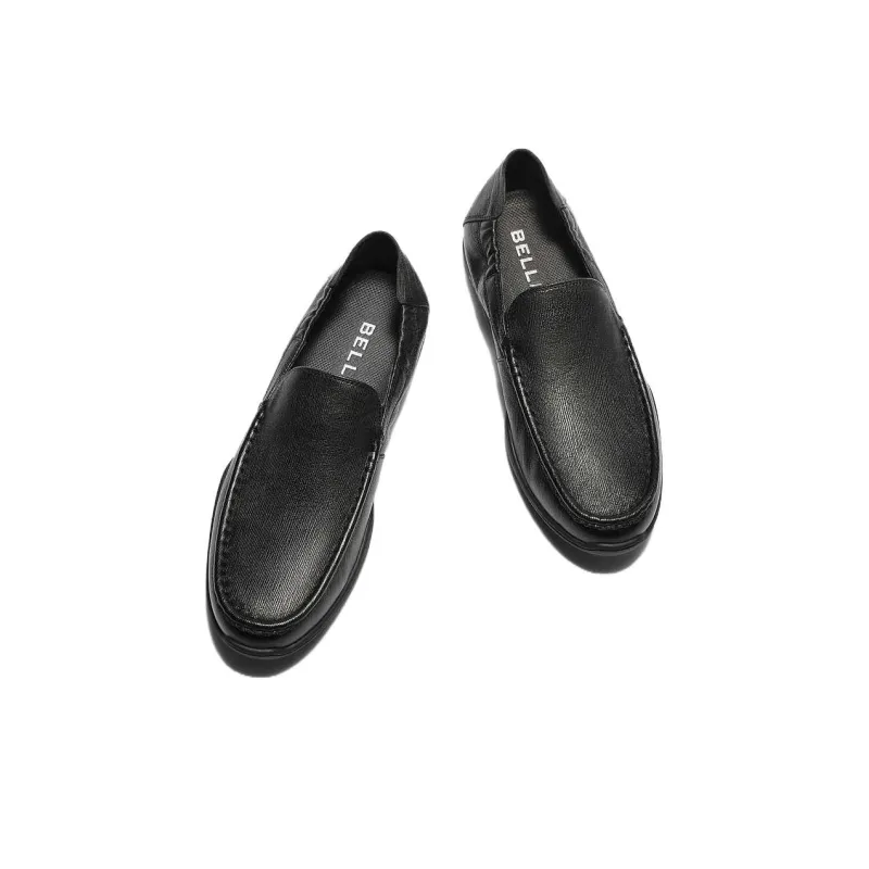 BELLE Loafers Men Black-3