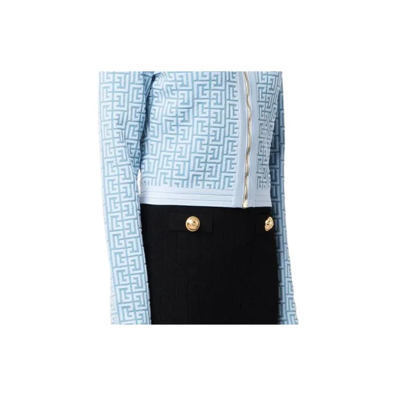 BALMAIN Jackets Women's Blue-1