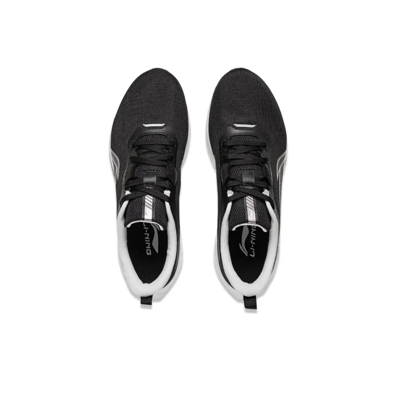 LiNing Slip Resistant Cushioning Support Low Top Casual Running Shoes Women's Black-4