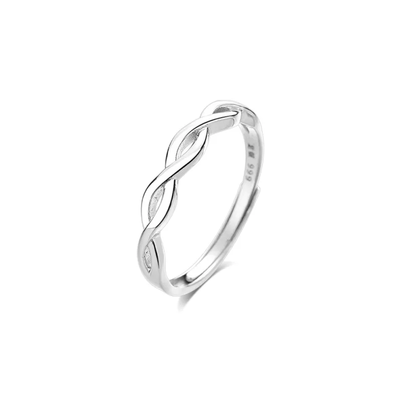 BLANK IN BLANK Sterling Silver Rings Unisex Birthday Anniversary Box-5