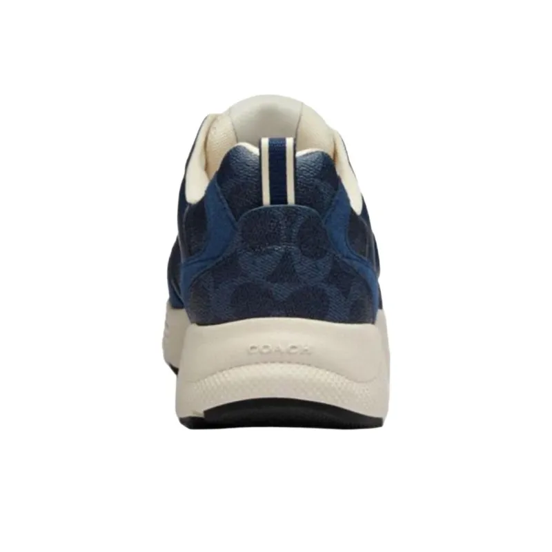 COACH STRIDER Low Top Casual Shoes Men's Dark Blue-3
