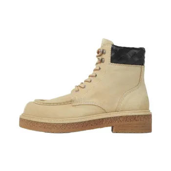 Bottega Veneta Haddock Ankle Boots 4cm Men's Beige