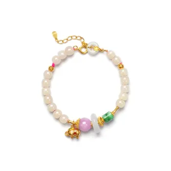 Long Fu Bracelets Dusty Pink Women's