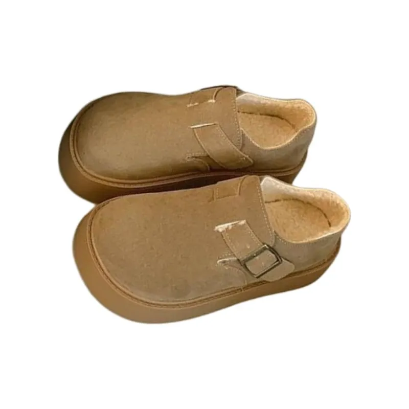 Yamada Hyakuju Home Slippers Chestnut Antelope Brown-5