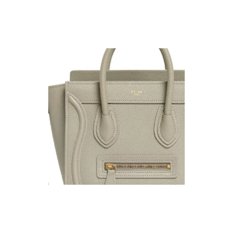 CELINE Luggage Women's Smoke Gray Green-3