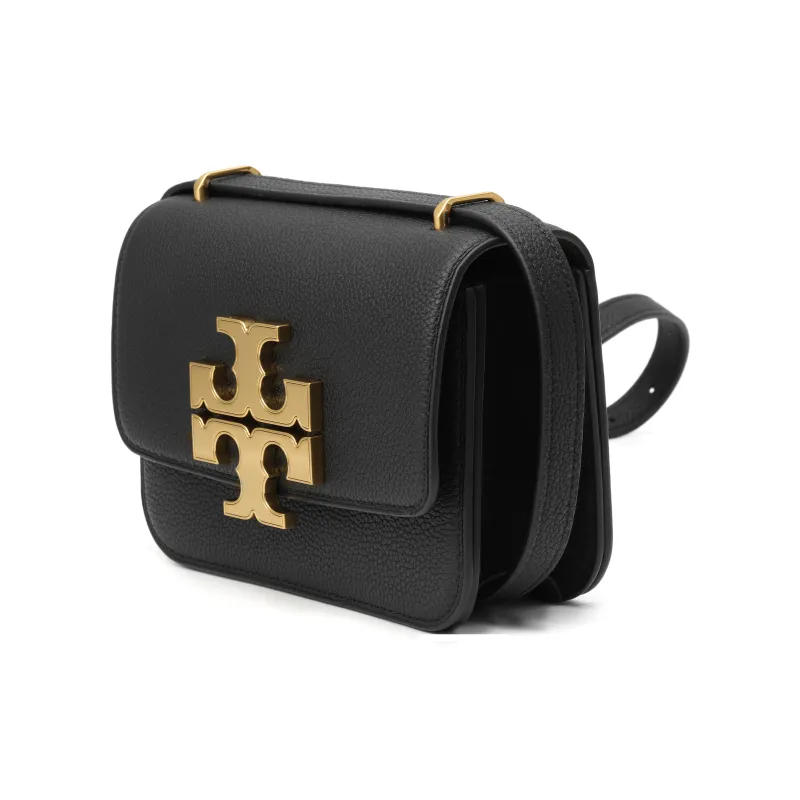 TORY BURCH Eleanor Cow Leather Crossbody Bag, Shoulder Bag Trumpets Women's Black-1