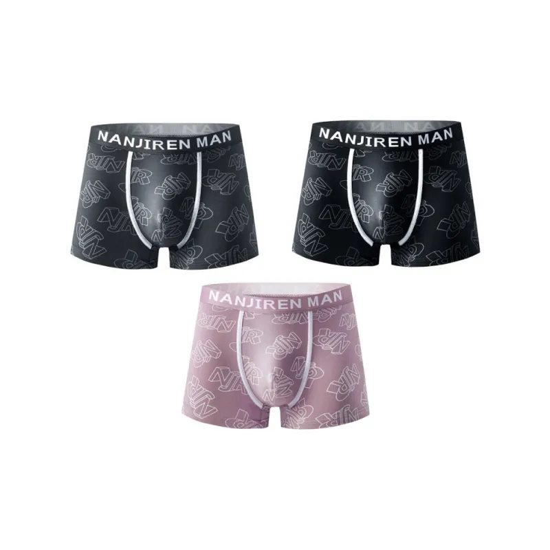 Qiao Ni Tong Underpants Men's 3 Pack-5