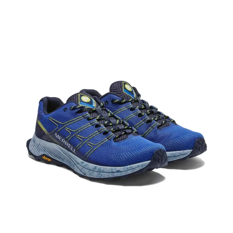 MERRELL Moab Flight Anti Slip Wear Resistant Low Top Casual Running Shoes Men's Blue-2
