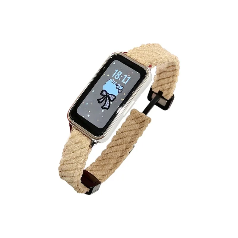 CHUANGYIDA Huawei Honor Compatibility Watch Band 135~200mm Corduroy Material-10