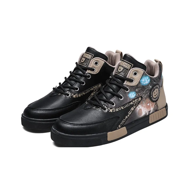 SOURCE Water Resistant Wear Resistant And Balance Coverage High Top Skateboard Shoes Men's-6