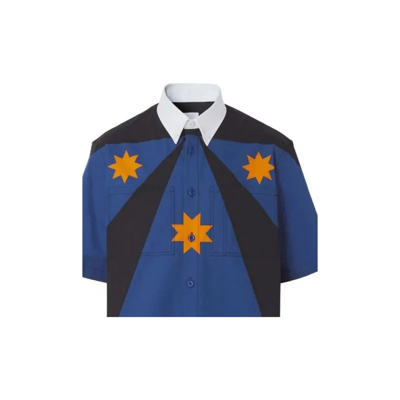 Burberry Star Detail Short Sleeve Shirt-4