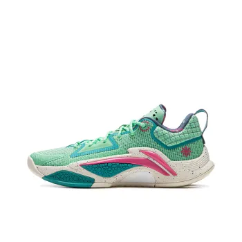 LiNing BadFive Hunter 1 Slip Resistant Coverage Lightweight Rebound Low Top Outdoor Basketball Shoes Men's Green
