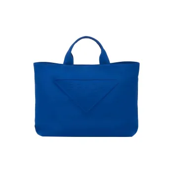 PRADA Canvas Tote Bag Shopping Bag Canvas Bag Shoulder Bag Crossbody Bag Handbag Regular Men's Dark Blue