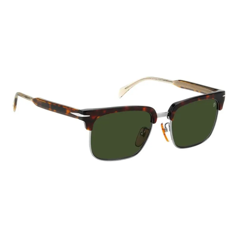 David Beckham Acetate Metal Irregular Shape Sunglasses Unisex Tortoiseshell-2
