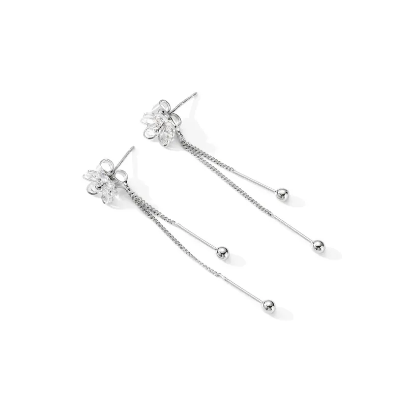 XXOFF Rhinestone Earrings Women's-2
