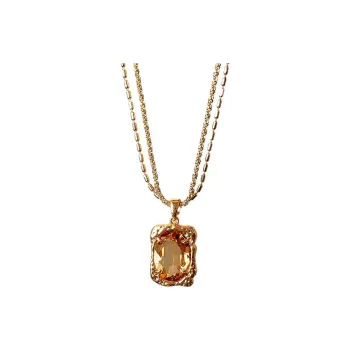 NATURALLYJOJO Zircon Necklaces Women's Gold