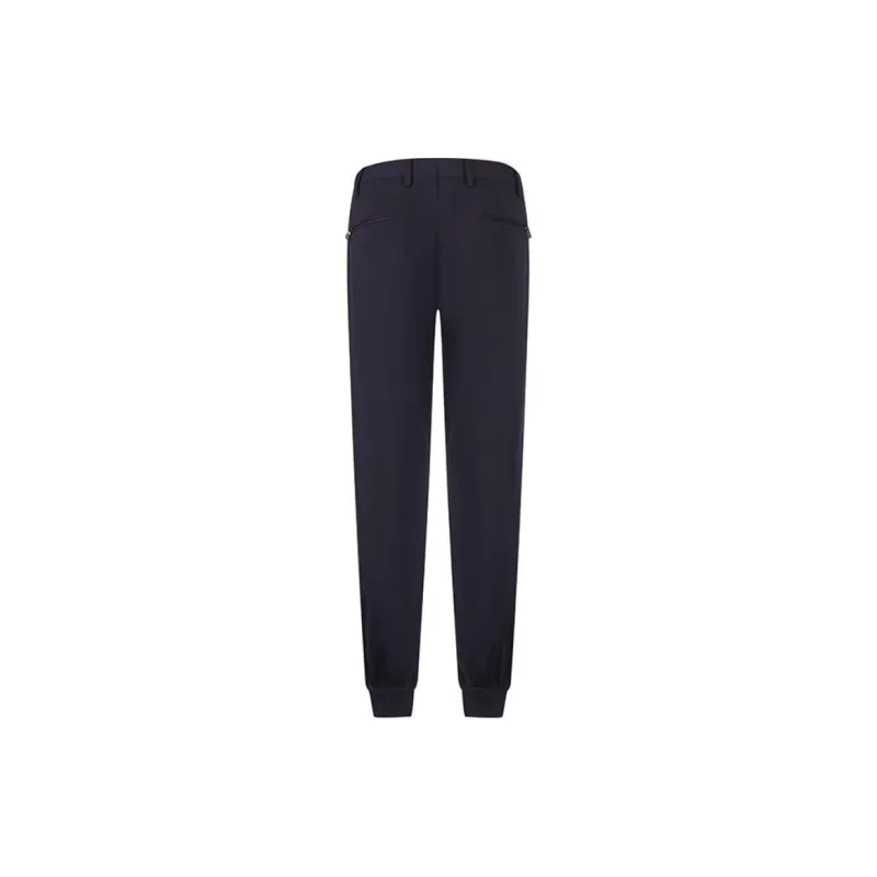 CORNELIANI Knitted Sweatpants Men's Navy Blue-1