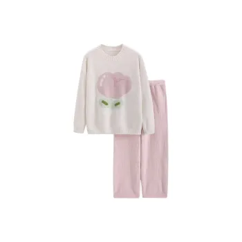 XIAFENYAN Pajama Set Women's White