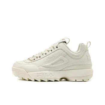 FILA Disruptor 2 Anti-Slip Wear-Resistant Low-Top Casual Running Shoes Unisex Beige
