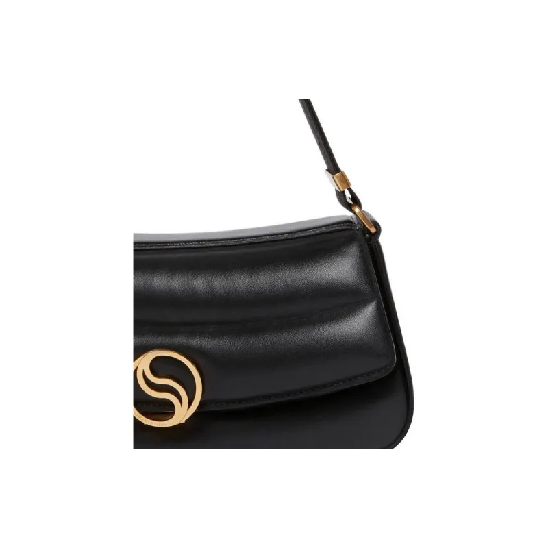 Stella McCartney S Wave Logo Plaque Foldover Shoulder Bag-4