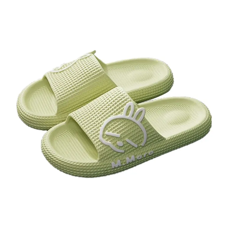 MashiMaro Home Slip Resistant Slippers Shrimp Pink/Light Green/Ecru/Purple/Dark Blue/Beige Gray/Black/Coffee-1