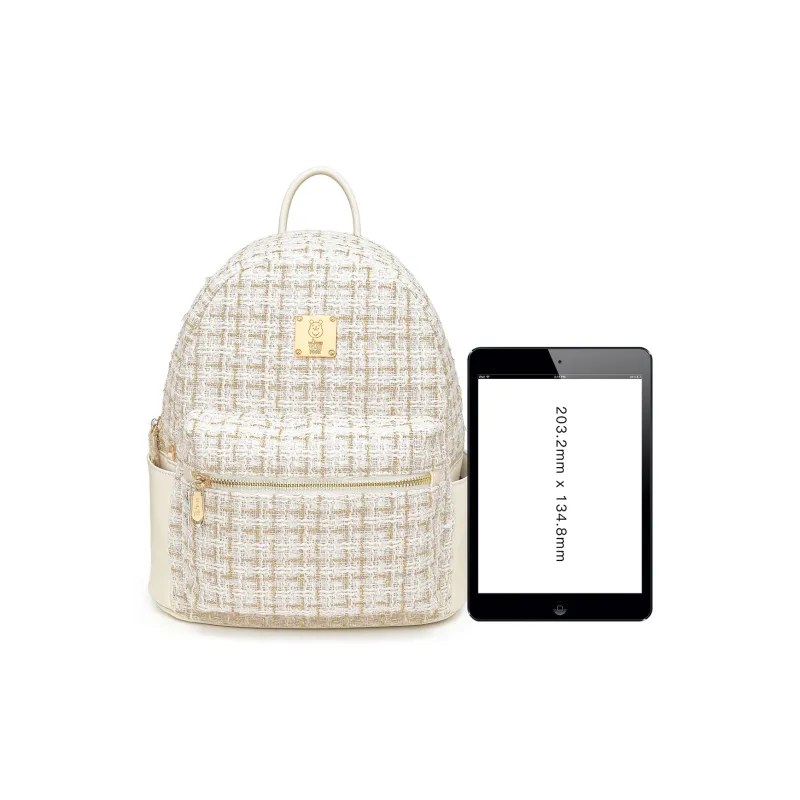 MESUCA Disney/Disney Collaboration Disney Collection Fabric Backpacks Backpack Regular Women's White/Black-6