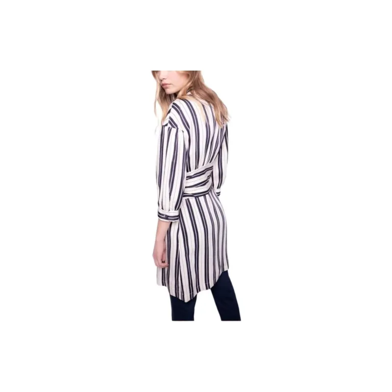 PINKO SS22 Long Sleeved Dresses Women's White-4
