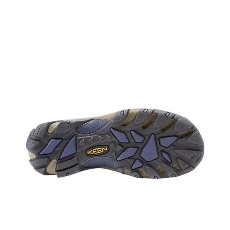 KEEN Targhee 2 Anti Slip Wear Resistant Low Top Outdoor Shoes Women's Brown Blue-1