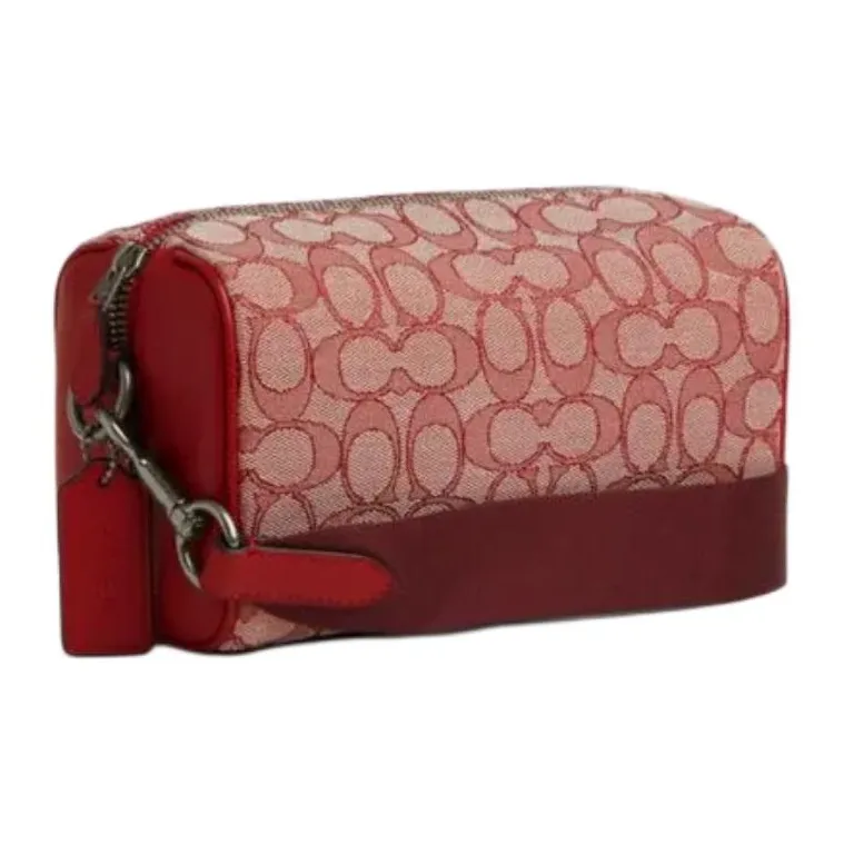 COACH AXEL Fabric Shoulder Bag, Crossbody Bag Trumpets Women's Rubies Color-1