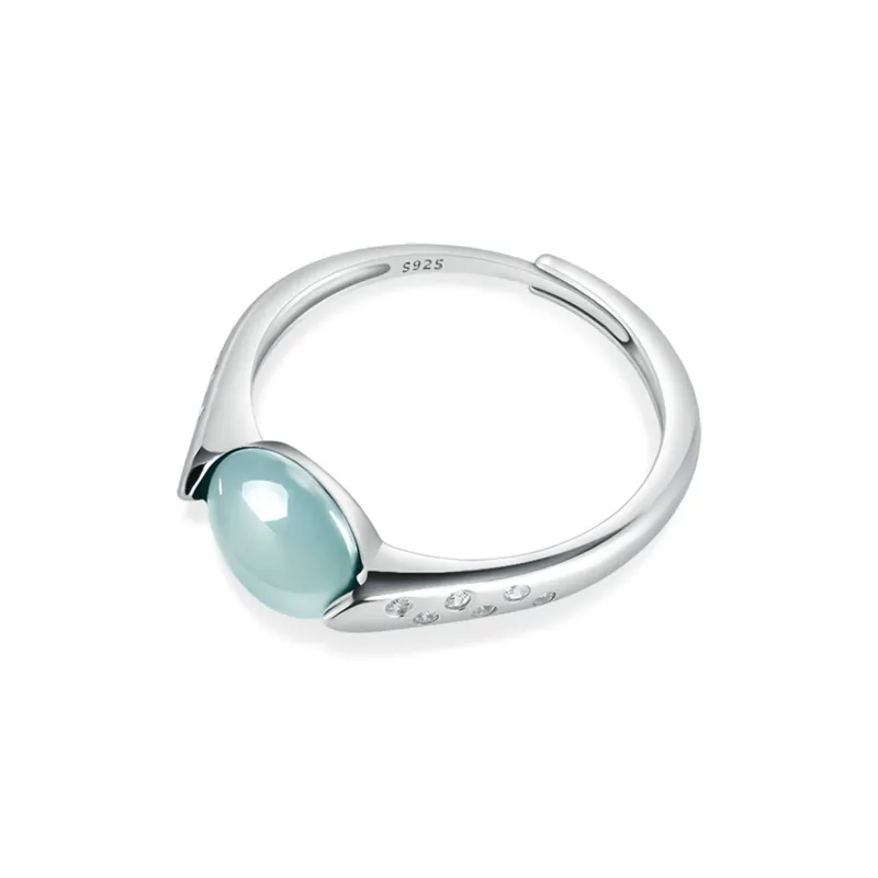 Emerald Ice Glutinous Jadeite Rings Women's-4