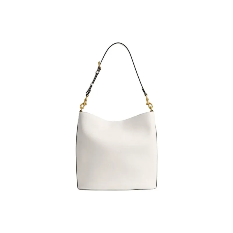 COACH Willow Cow Leather Bucket Bags Crossbody Bag, Shoulder Bag Tubas Women's White-2