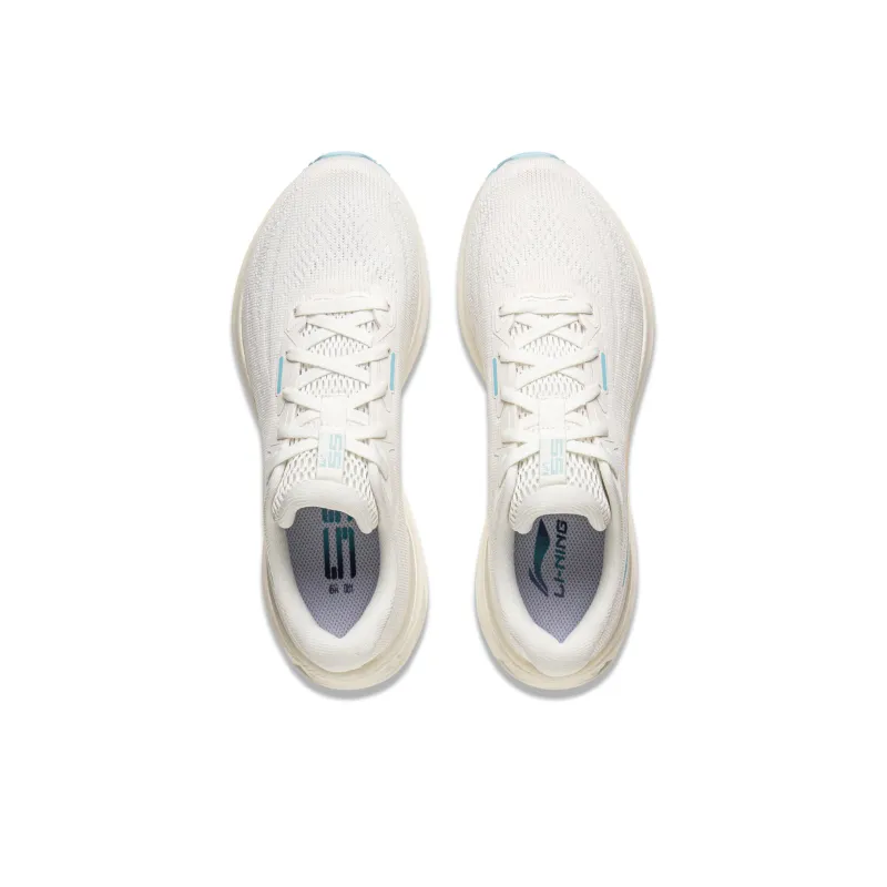 LINING Wu Yue 3.0 Running Shoes Women's Low Top Mist White-3