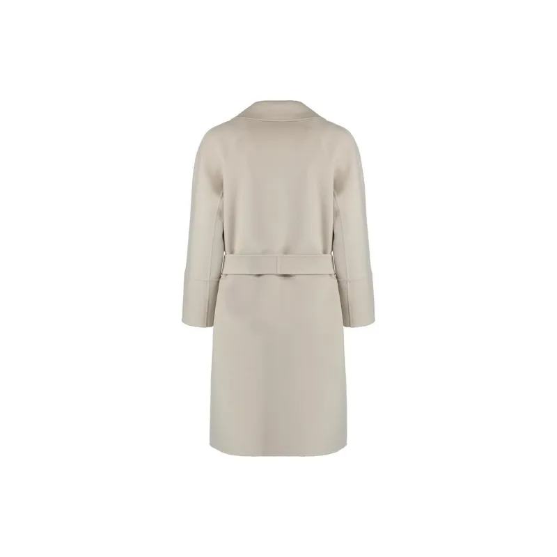 'S MAX MARA Arona Belted Long Sleeved Coat-1