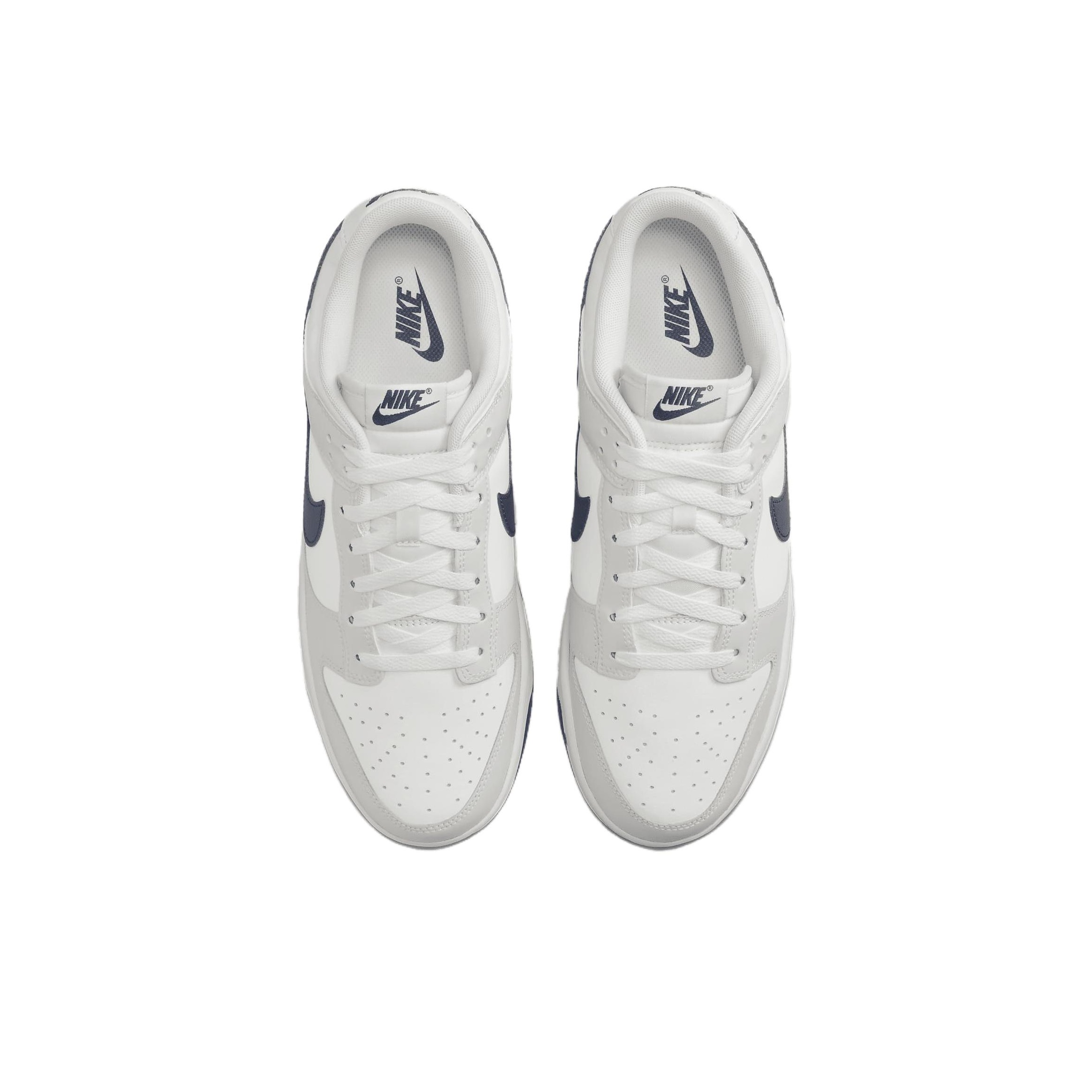 国内配送 NIKE DUNK LOW RETRO WHITE/MIDNIGHT NAVY-WHITE Nike Dunk Low Retro White Midnight Navy Men's - DV0831-111 - US