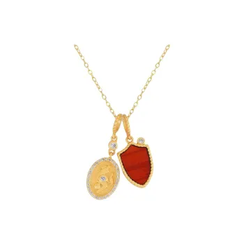 CIGA LONG Red Rosewood Necklaces Unisex