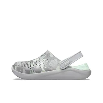 Crocs LiteRide Printing Sandals Gray Green