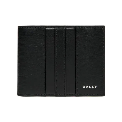 BALLY MYTHOS Recycled Cow Leather Wallet Men's Black
