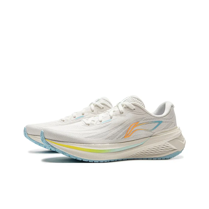 LINING Wu Yue 3.0 Running Shoes Women's Low Top Mist White-2