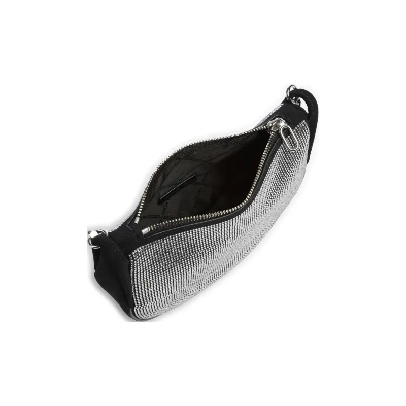 MICHAEL KORS Calfskin One Shoulder Handbags Small Size Women's Silver-2
