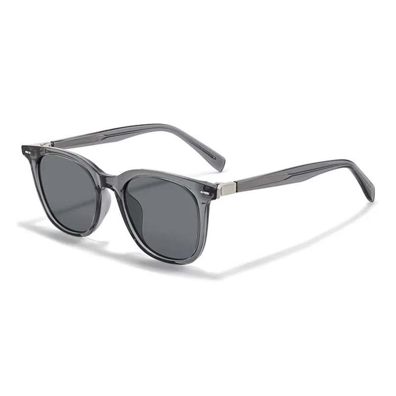 Sagawa TR/Memory Plastic Plate Round Sunglasses Unisex-4