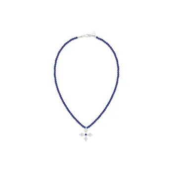 Empress 47 Concept 925 Sterling Silver Lapis Lazuli Necklaces Unisex
