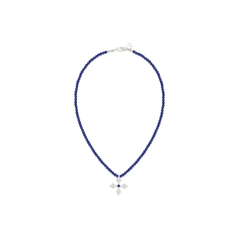 Empress 47 Concept 925 Sterling Silver Lapis Lazuli Necklaces Unisex-0