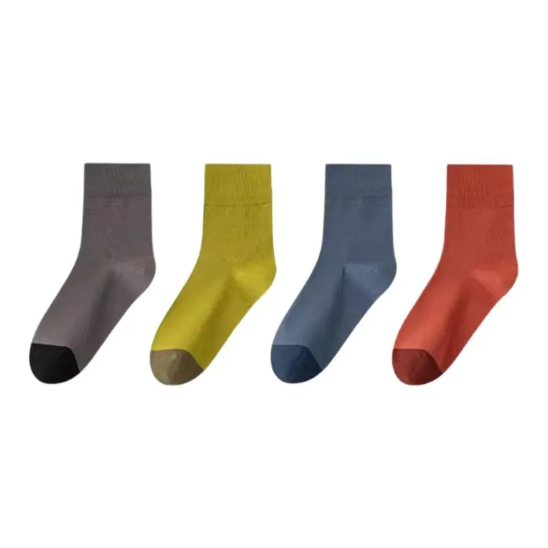 MADALLO Mid Calf Socks Men's 4 Pack-4