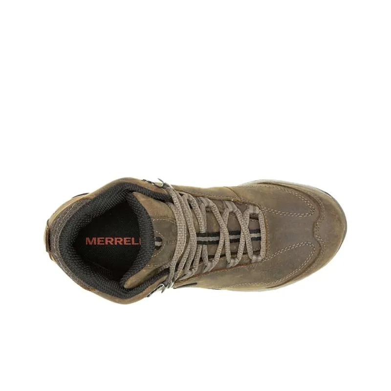 MERRELL Anti Slip Wear Resistant Mid Top Outdoor Shoes Women's Brown-1