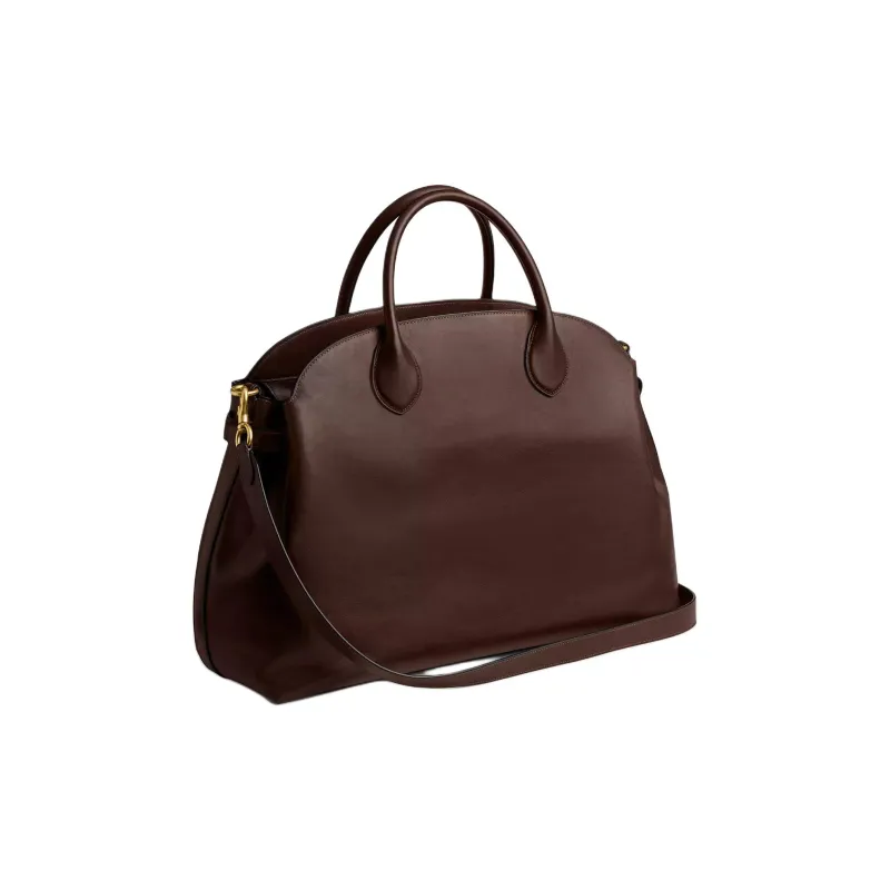 COACH Empire Natural Grain Leather Shoulder Bag, Crossbody Bag, Handbag Large Size Women's Brass With Maple-1