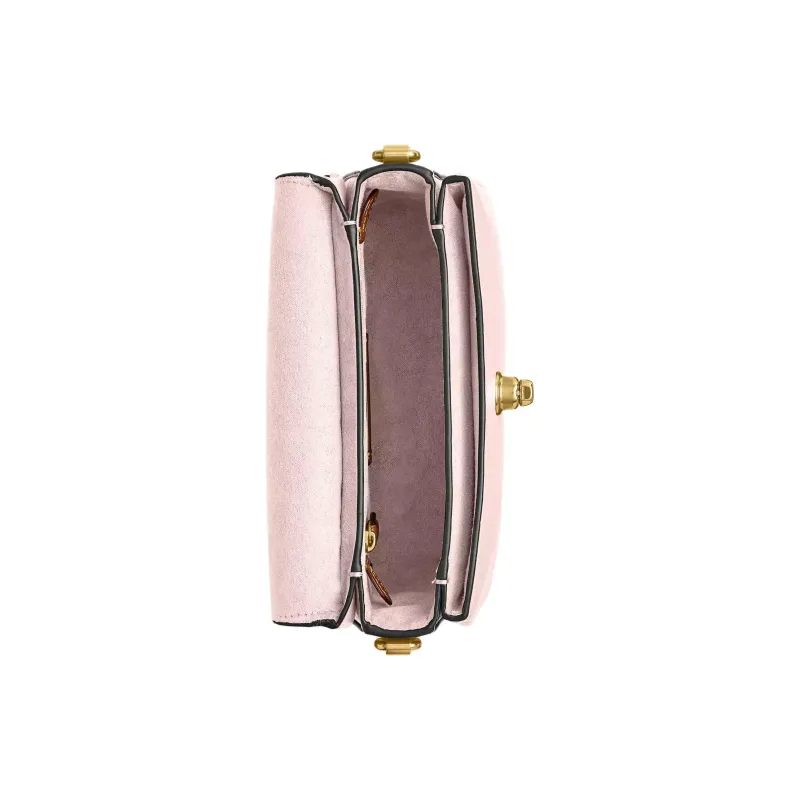 COACH Cassie Leather One Shoulder Handbag Small Size Women's Blush Pink-3